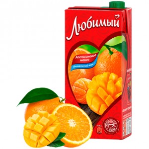 Напиток Апельсиновое манго Любимый 0,95л