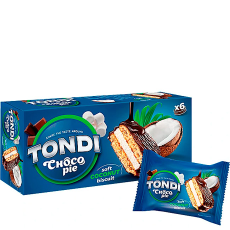 Печенье Tondi ChocoPie кокос 180г