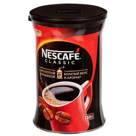 Кофе растворимый Classic Nescafe 230г
