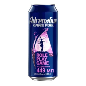 Энергетический тонизирующий напиток Game fuel, Adrenaline Rush 0,449л