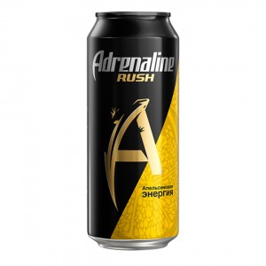 Энергетический тонизирующий напиток Juicy, Adrenaline Rush 0,449л