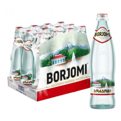 Вода Borjomi стекло 0,5л 12шт