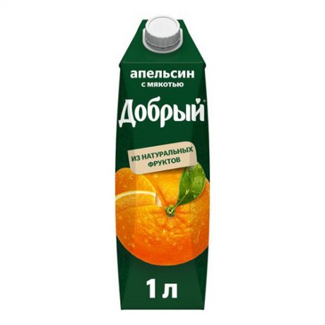 Сок Добрый апельсин 1л