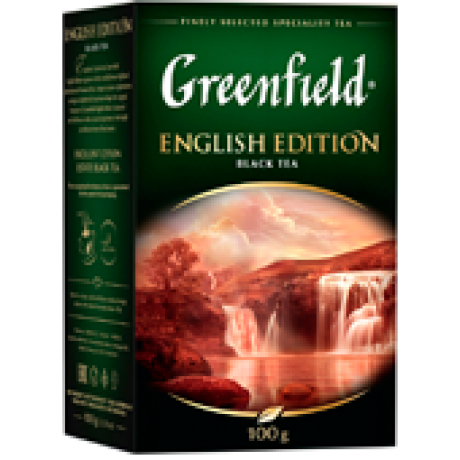 Чай чёрный листовой English edition, Greenfield 200г