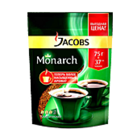 Кофе растворимый Monarch, Jacobs 75г
